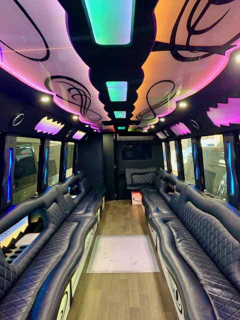 Party Bus Interior - The Grande - 24 Passengers