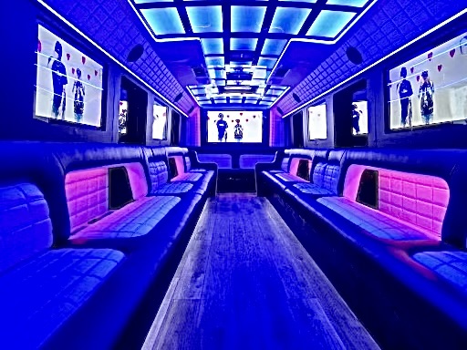 Party Bus Interior - The Royale - 36 Passengers